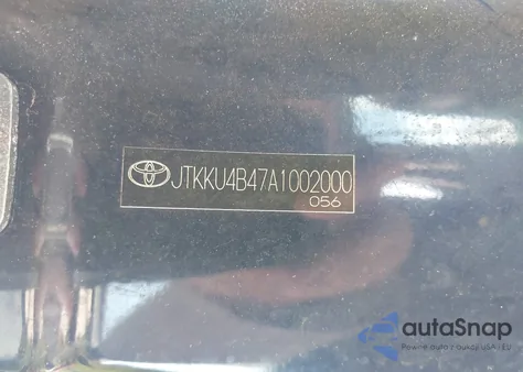 2010 Scion Xd z USA, uszkodzony, nr VIN JTKKU4B47A1002000